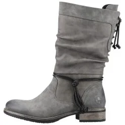Rieker Stiefel 98873 In Grau