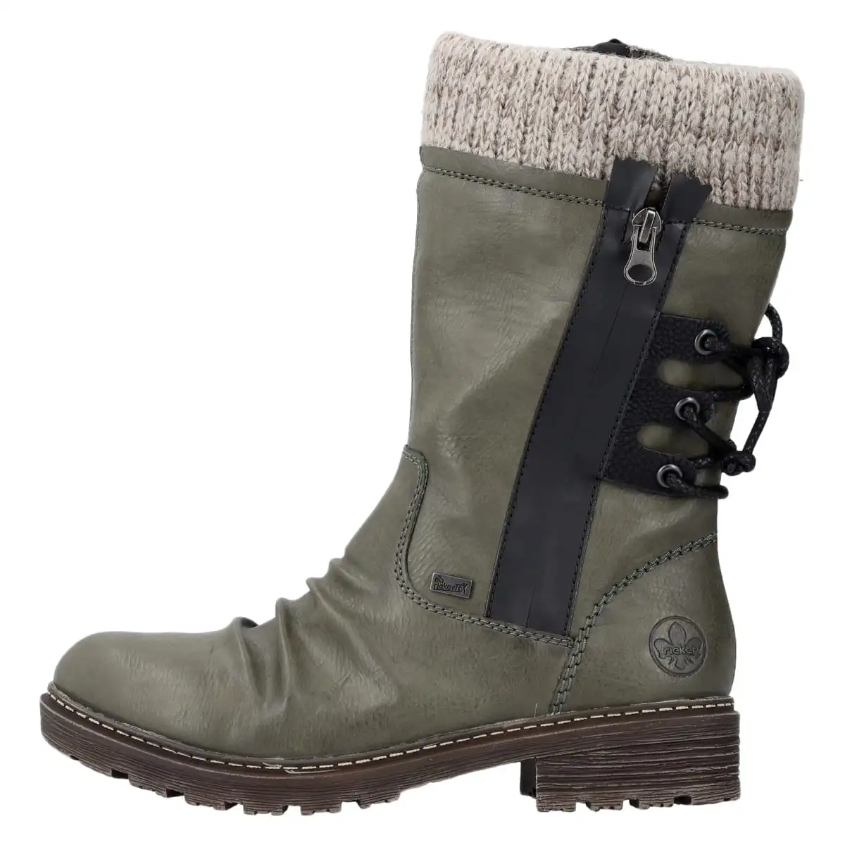 Rieker Stiefel Z4756 In Gruen 3 Rieker Stiefel Z4756 In Gruen
