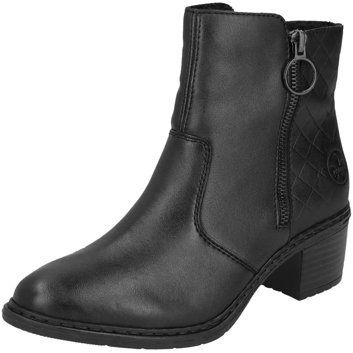Rieker Stiefelette 70150 In Schwarz 6 Rieker Stiefelette 70150 In Schwarz – Bild 4