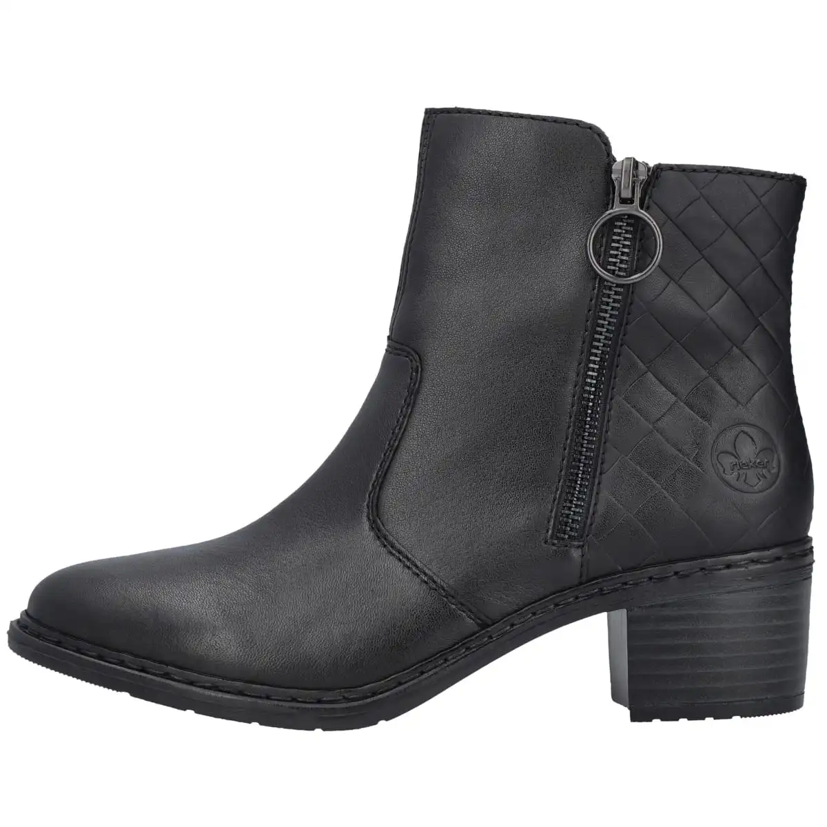 Rieker Stiefelette 70150 In Schwarz 3 Rieker Stiefelette 70150 In Schwarz