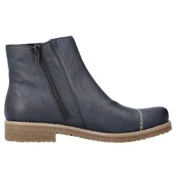 Rieker Stiefelette 73571 In Blau -Rieker rieker stiefelette 73571 in blau 2
