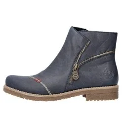 Rieker Stiefelette 73571 In Blau