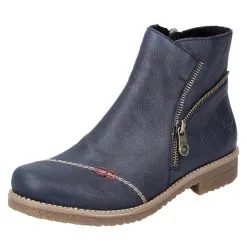 Rieker Stiefelette 73571 In Blau -Rieker rieker stiefelette 73571 in blau 3
