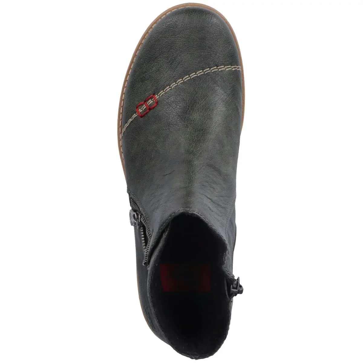 Rieker Stiefelette 73571 In Dunkelgruen 4 Rieker Stiefelette 73571 In Dunkelgruen – Bild 2