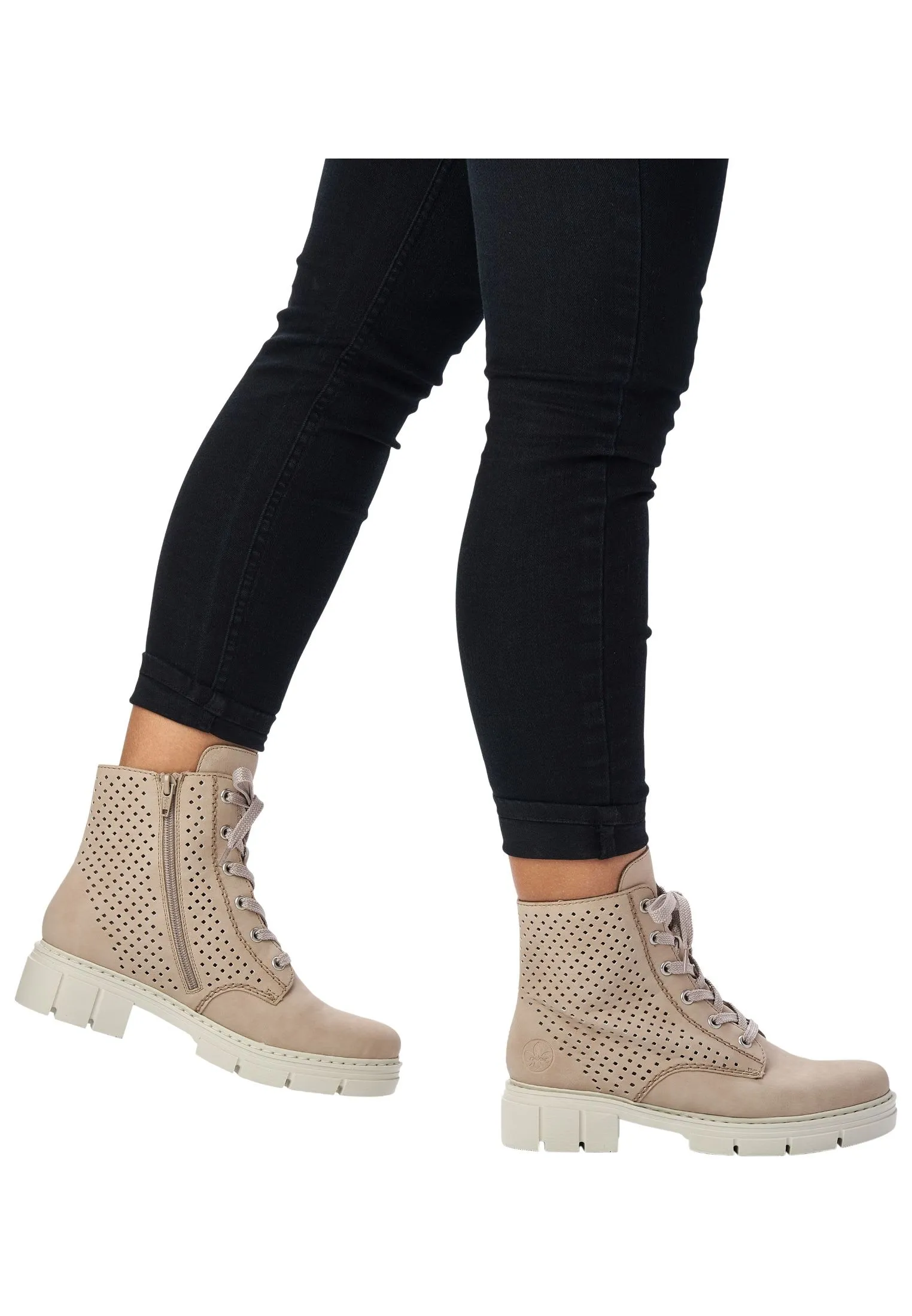 Rieker Stiefelette In Beige 6 Rieker Stiefelette In Beige – Bild 4