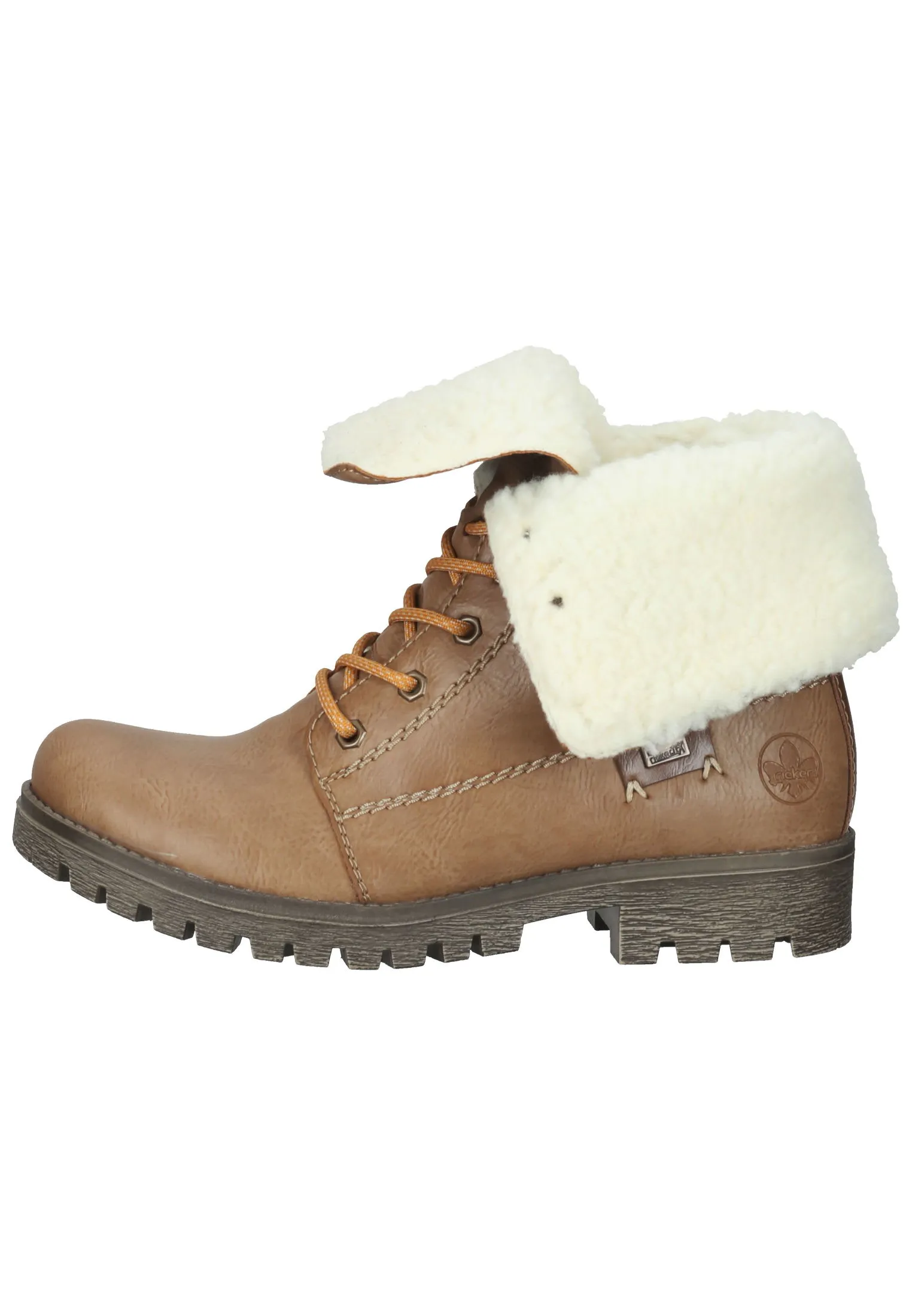 Rieker Stiefelette In Braun/Beige 4 Rieker Stiefelette In Braun/Beige – Bild 2