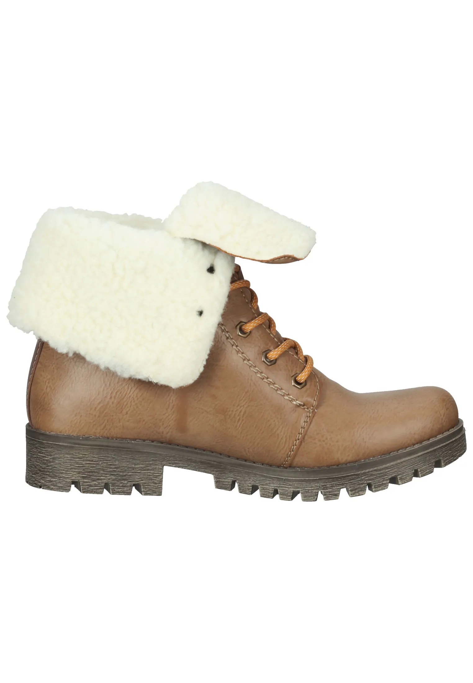 Rieker Stiefelette In Braun/Beige 5 Rieker Stiefelette In Braun/Beige – Bild 3