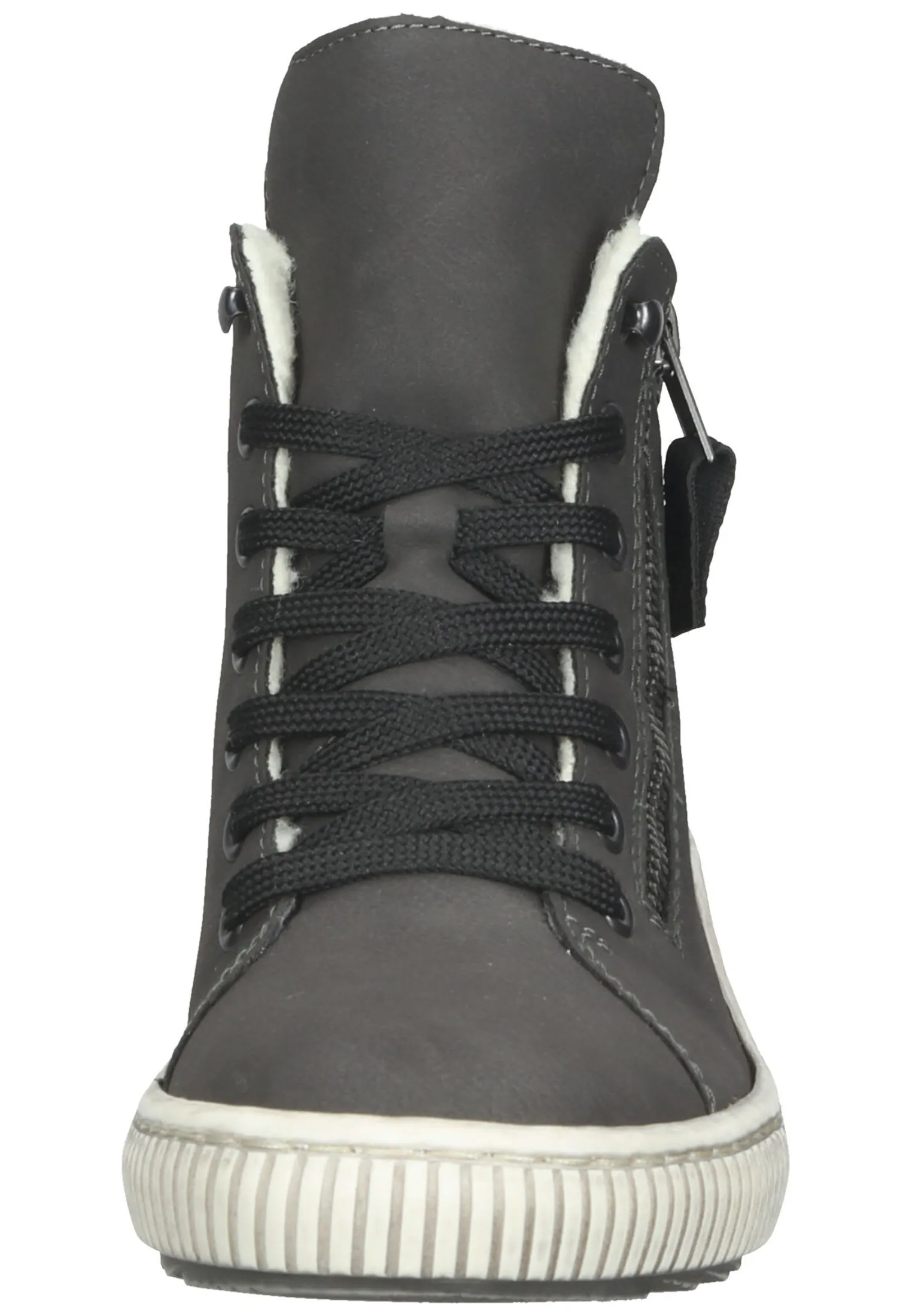 Rieker Stiefelette In Grau/Schwarz 6 Rieker Stiefelette In Grau/Schwarz – Bild 4