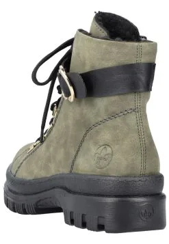 Rieker Stiefelette In Grün/Schwarz 13 Rieker Stiefelette In Grün/Schwarz -Rieker rieker stiefelette in grun schwarz 4