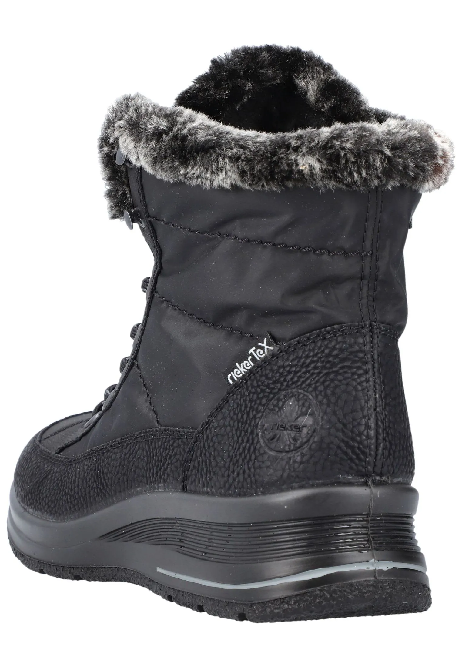 Rieker Stiefelette In Schwarz/grau 7 Rieker Stiefelette In Schwarz/grau – Bild 5