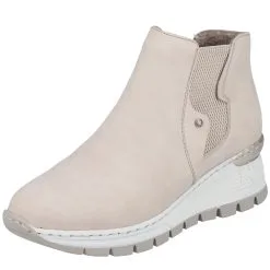 Rieker Stiefelette N8361 In Creme -Rieker rieker stiefelette n8361 in creme 3