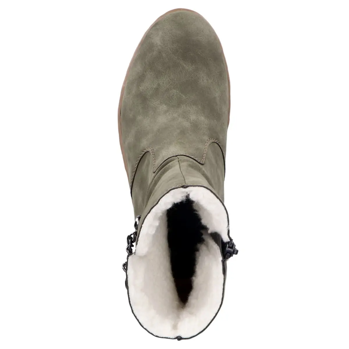 Rieker Stiefelette X5770 In Gruen 4 Rieker Stiefelette X5770 In Gruen – Bild 2