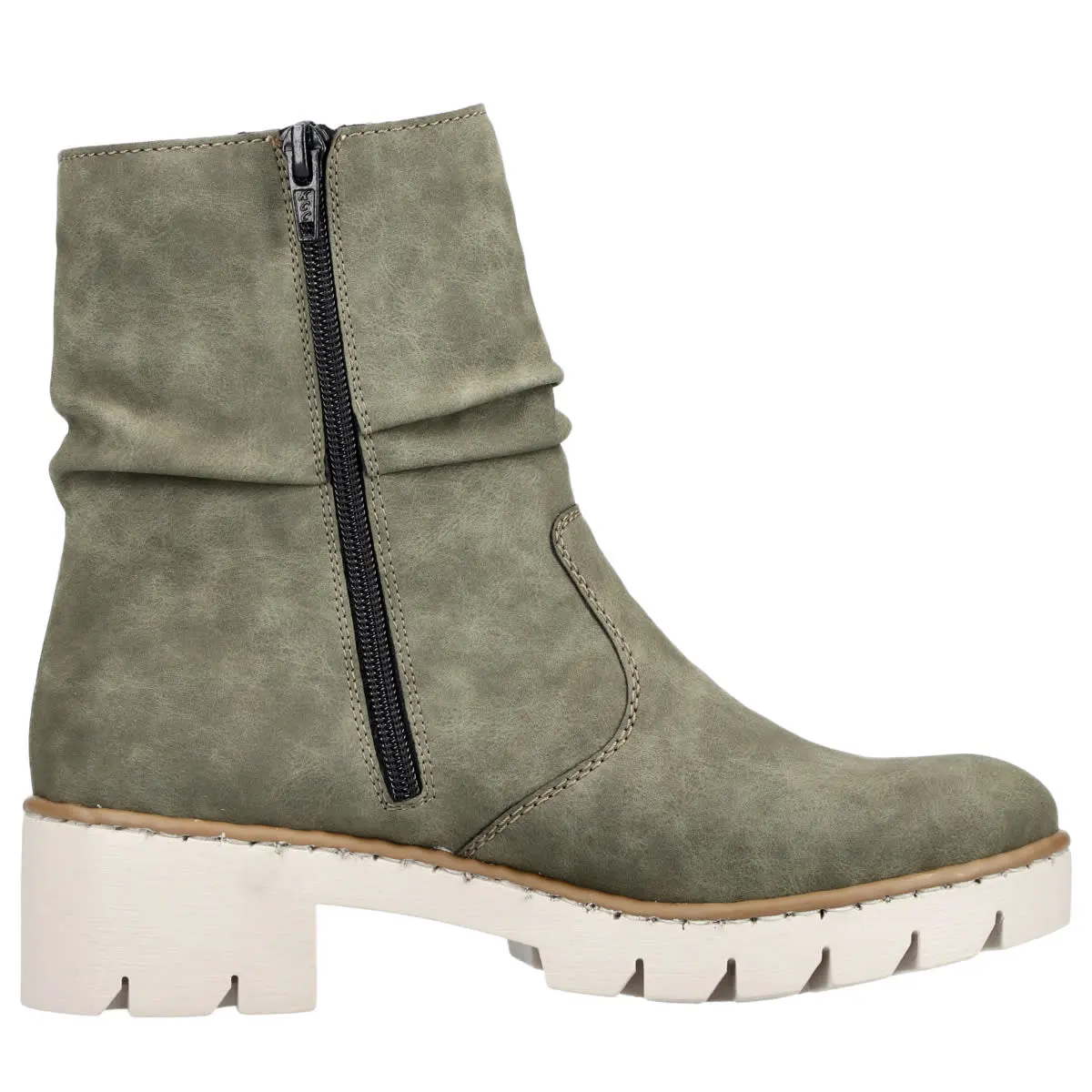 Rieker Stiefelette X5770 In Gruen 5 Rieker Stiefelette X5770 In Gruen – Bild 3