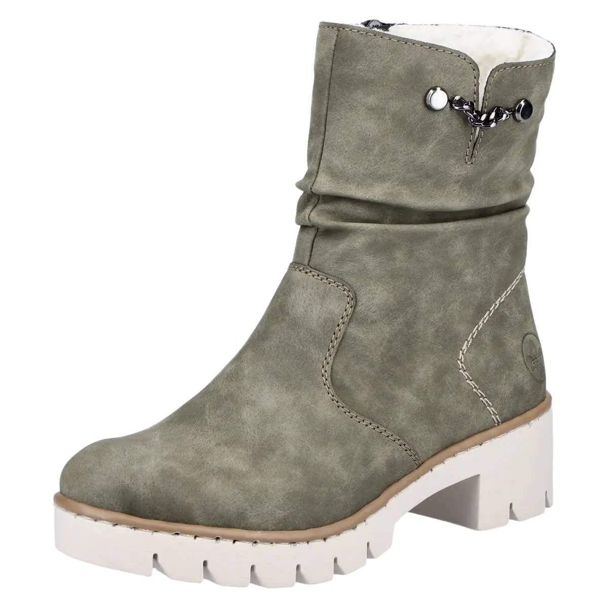 Rieker Stiefelette X5770 In Gruen 6 Rieker Stiefelette X5770 In Gruen – Bild 4