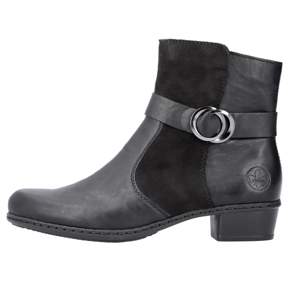 Rieker Stiefelette Y0777 In Schwarz 3 Rieker Stiefelette Y0777 In Schwarz