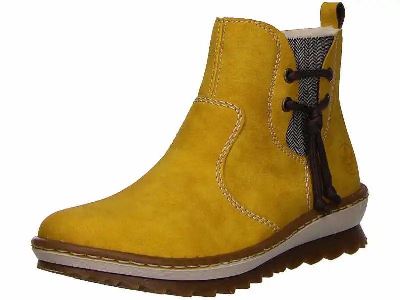 Rieker Stiefeletten In Gelb 3 Rieker Stiefeletten In Gelb