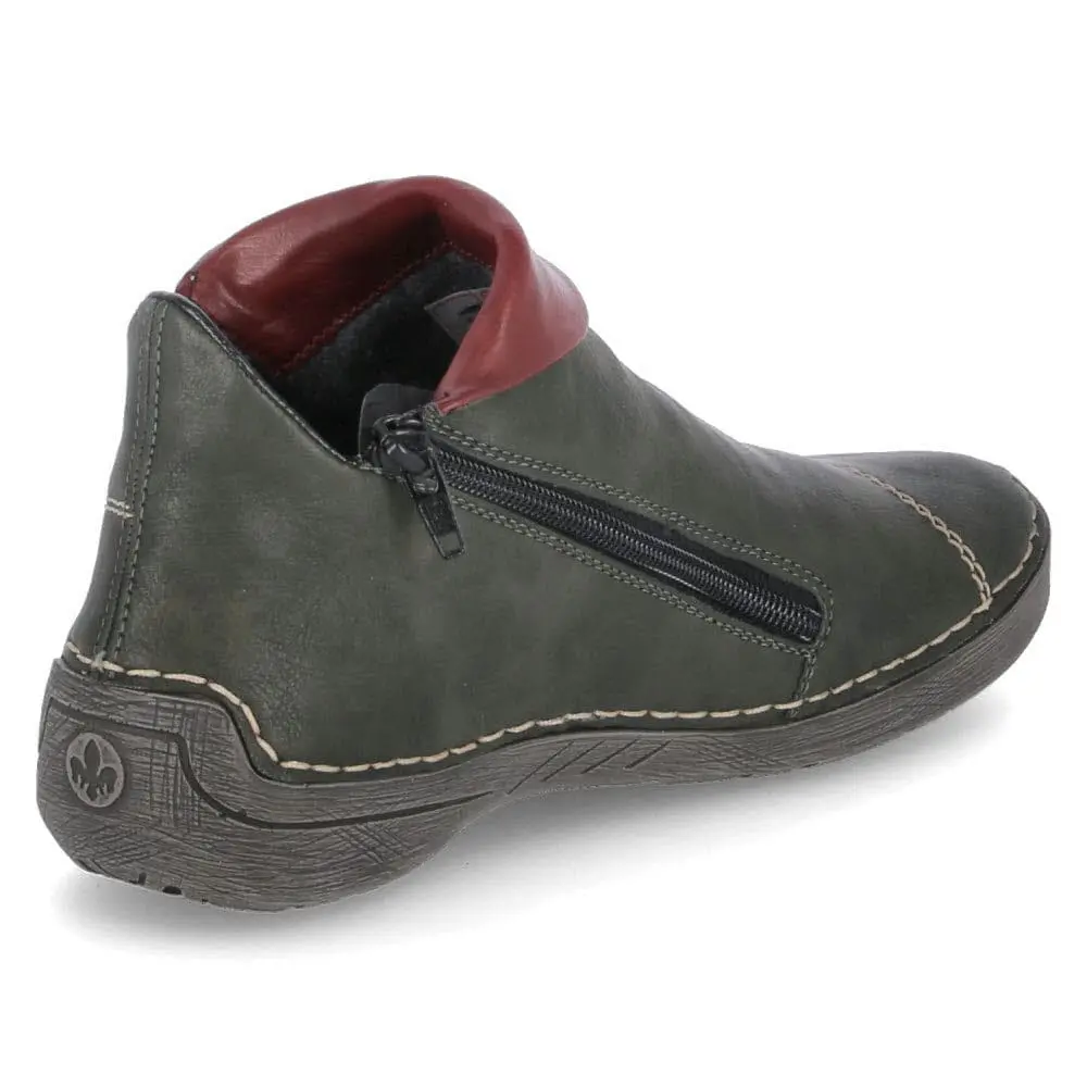 Rieker Stiefeletten In Grün 4 Rieker Stiefeletten In Grün – Bild 2