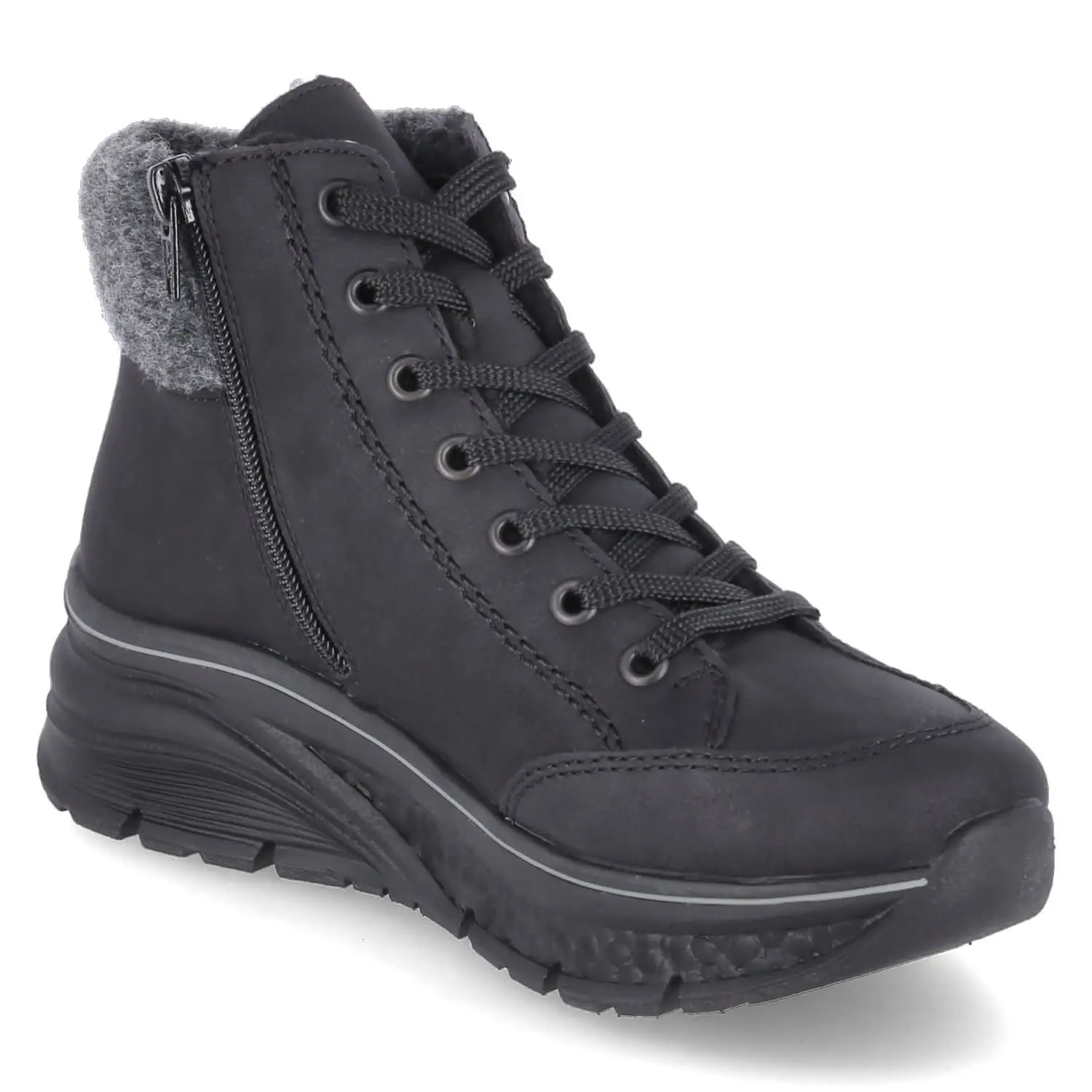 Rieker Stiefeletten In Schwarz 7 Rieker Stiefeletten In Schwarz – Bild 5