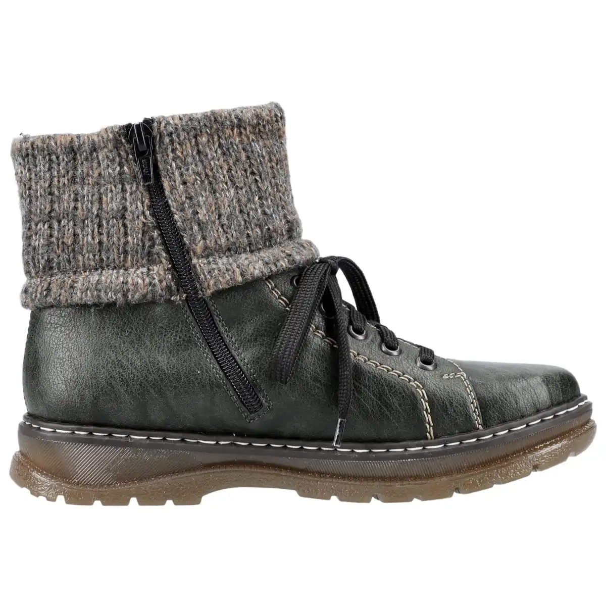 Rieker Winterschuhe Z2042 In Dunkelgruen 5 Rieker Winterschuhe Z2042 In Dunkelgruen – Bild 3