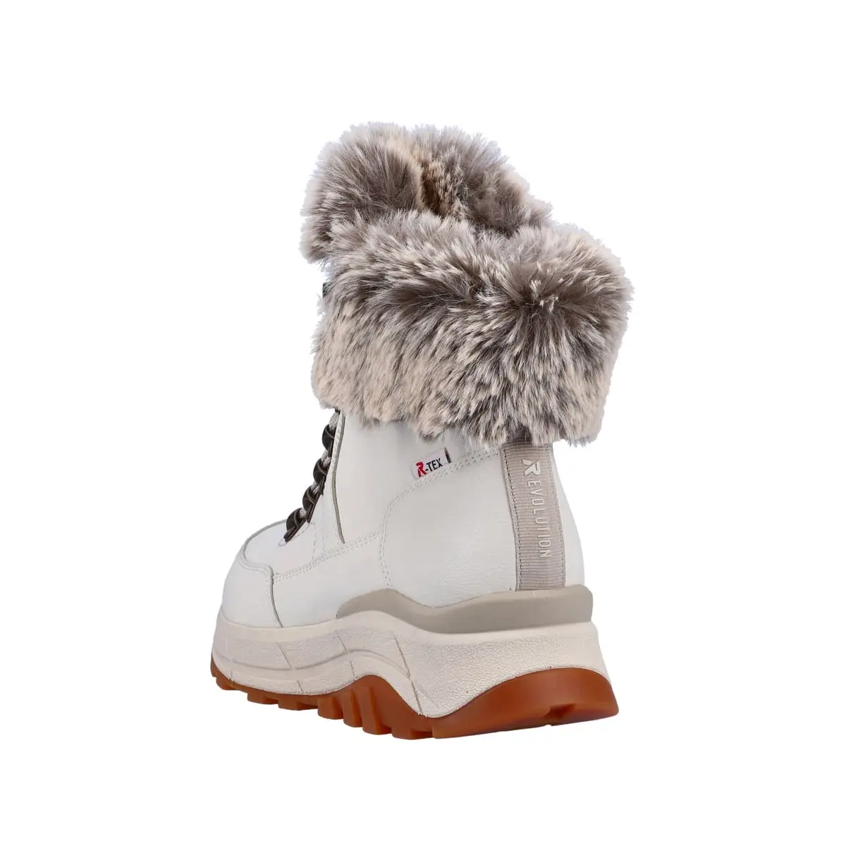 Rieker Winterstiefel Winterstiefel In Offwhite/murmel 4 Rieker Winterstiefel Winterstiefel In Offwhite/murmel – Bild 2
