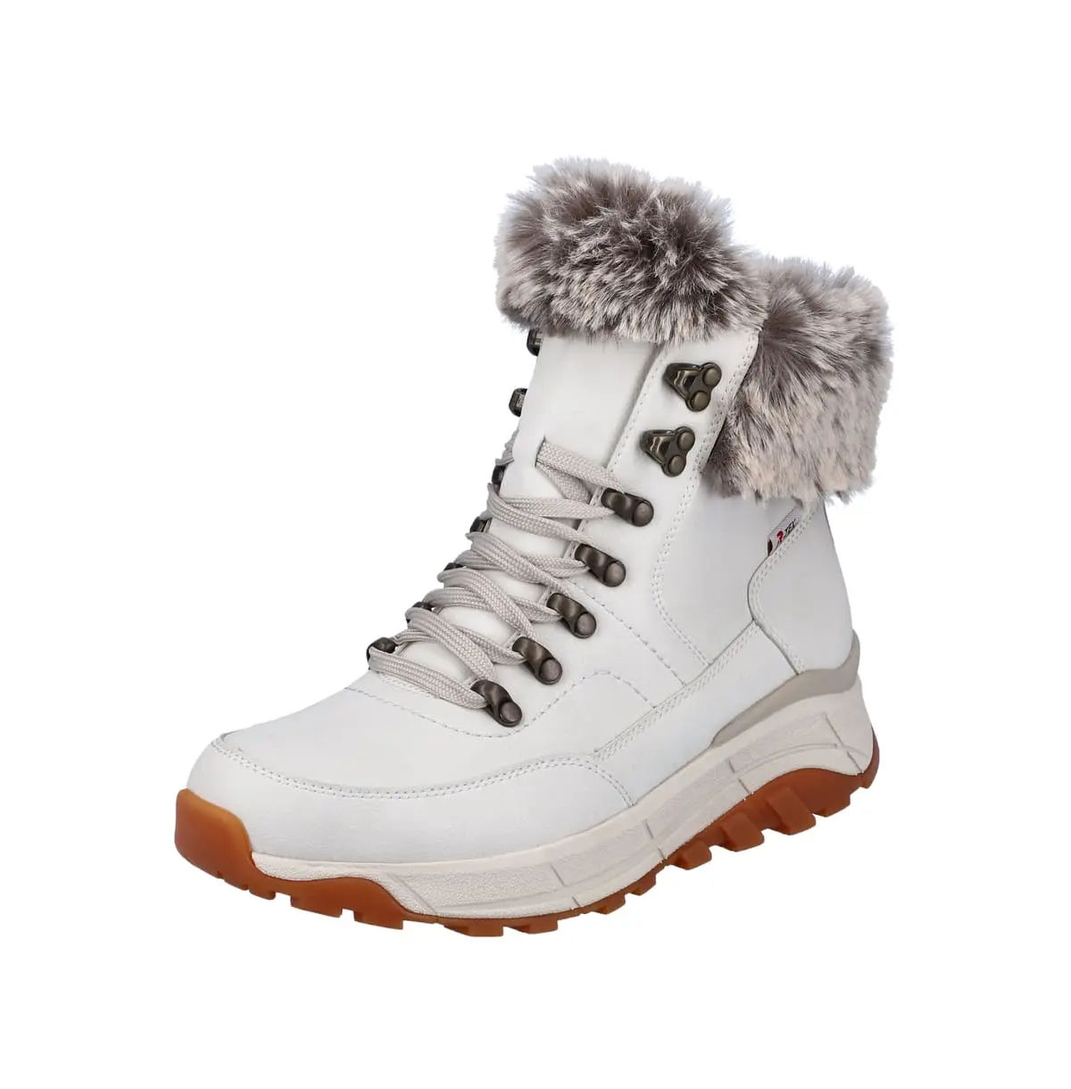 Rieker Winterstiefel Winterstiefel In Offwhite/murmel 3 Rieker Winterstiefel Winterstiefel In Offwhite/murmel