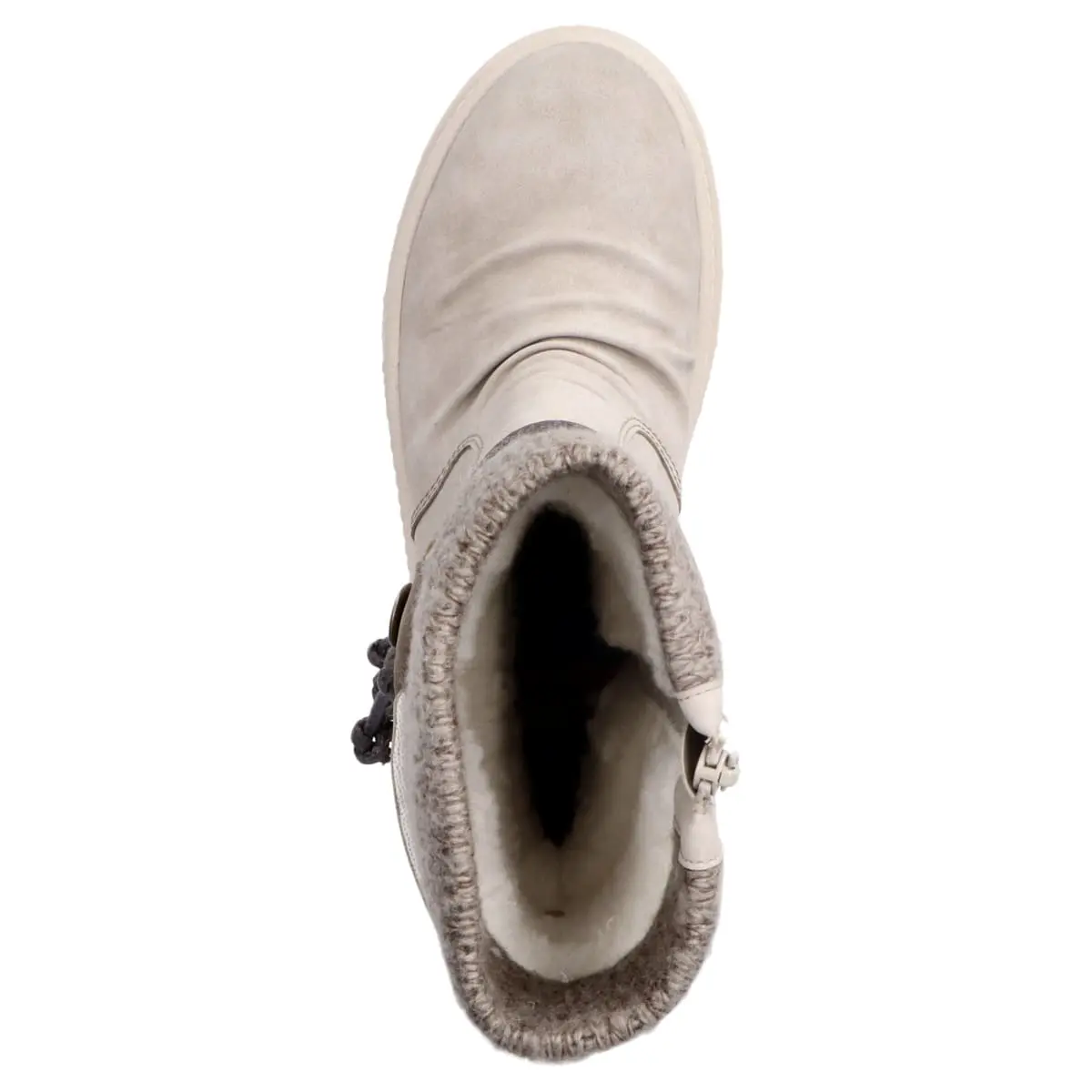 Rieker Winterstiefel X8283 In Creme 4 Rieker Winterstiefel X8283 In Creme – Bild 2