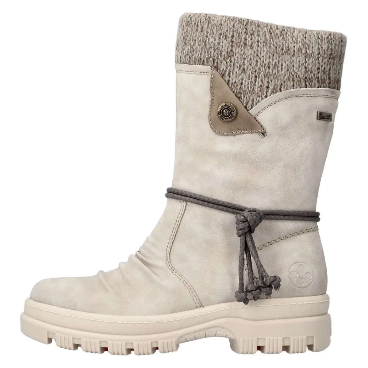 Rieker Winterstiefel X8283 In Creme 3 Rieker Winterstiefel X8283 In Creme