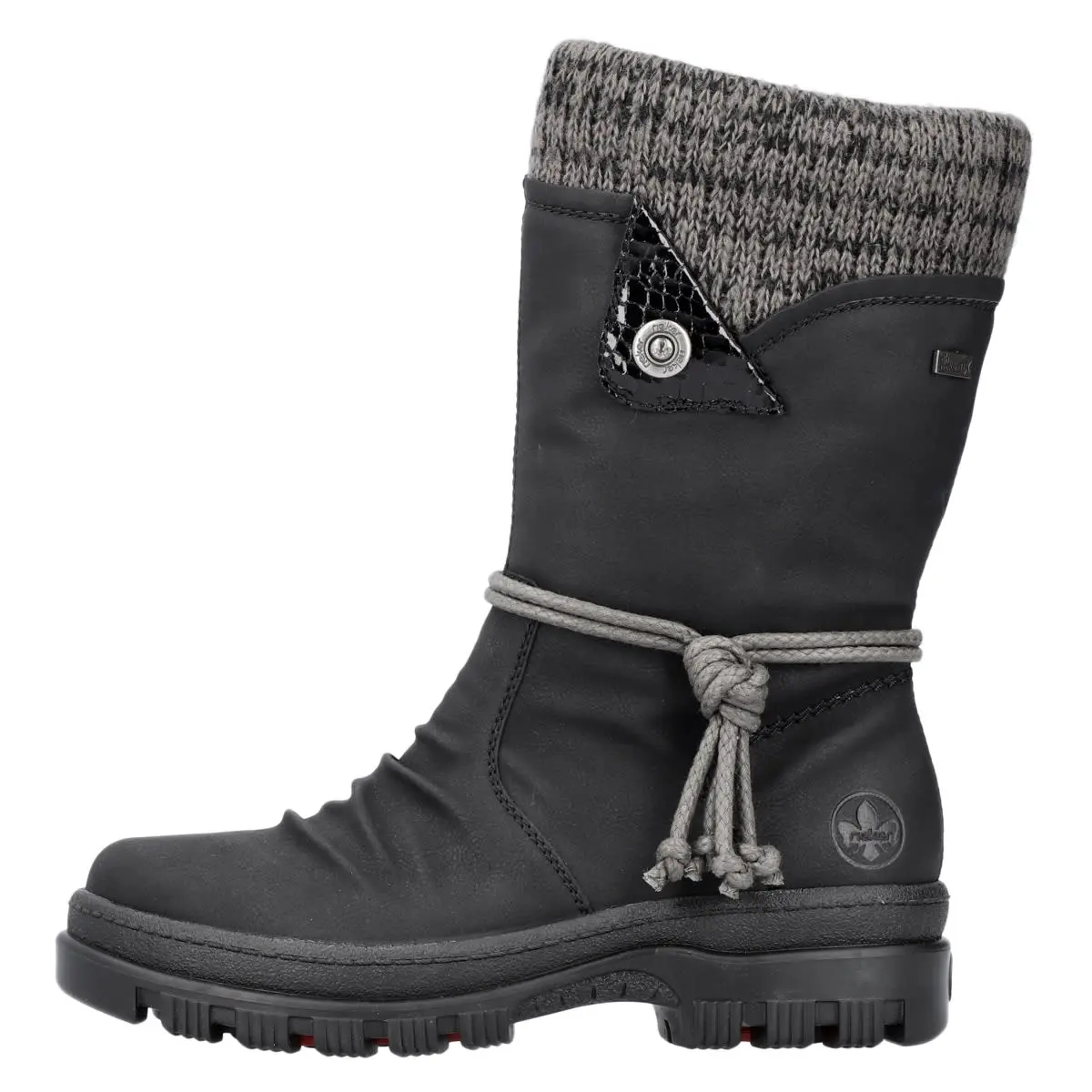 Rieker Winterstiefel X8283 In Schwarz 3 Rieker Winterstiefel X8283 In Schwarz